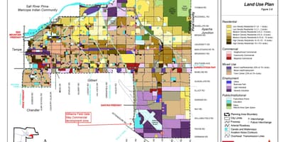 < ؛ ؛ > فینکس az zoning کا نقشہ