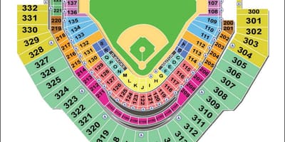 نقشہ کے diamondbacks اسٹیڈیم